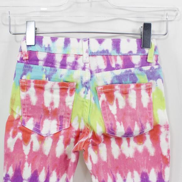 THE CHILDRENS PLACE Tie Dye Water Color Denim Girls Shorts Size 5 - Picture 4 of 9